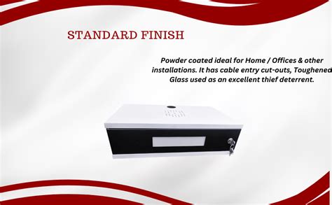 RG7 2U CCTV/DVR/NVR Cabinet Box/DVR Rack Wall Mount with Lock/Network ...