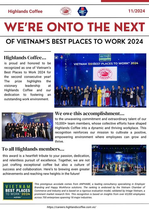 Vietnam's Best Places to Work 2024 - Highlands Careers