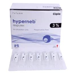 Hyperneb 3% Respules 7 x 4 ml | Uses, Side Effects, Price | Apollo Pharmacy