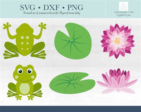 Frog On Lily Pad Clipart