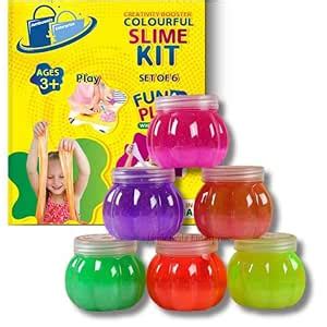 Buy Jambuwala Enterprise® Fruit Scented Multicolor DIY Magic Toy Slime ...