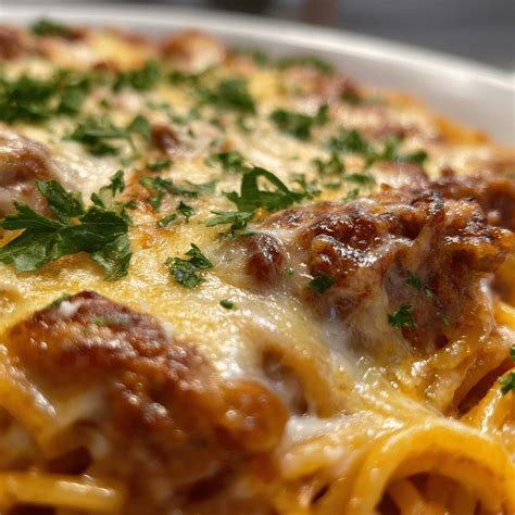 Easy Slow Cooker Spaghetti Casserole Recipe