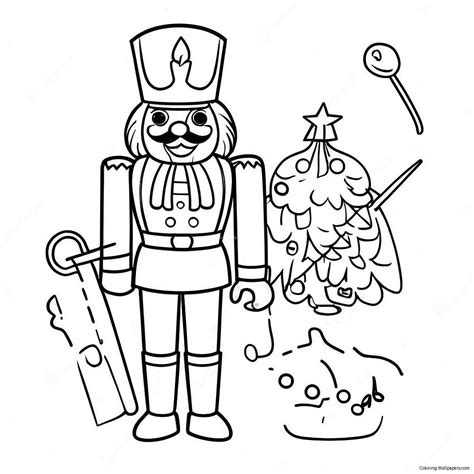 Nutcracker Coloring Page (1830-1459)