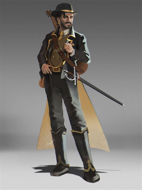 ArtStation - Dusty the Snake Oil Salesman