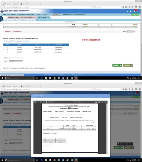 How to View / Take Actions on submitted SVLDR Scheme applications