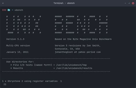 Linux Server Benchmark 的图像结果