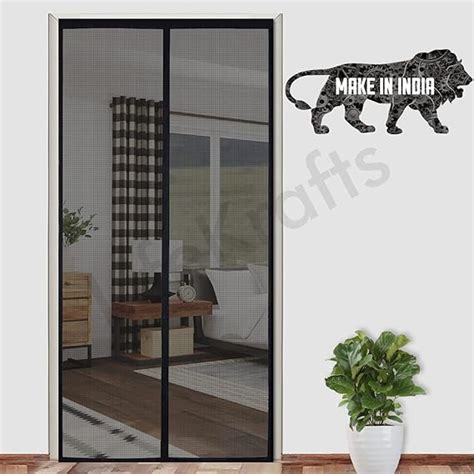 LifeKrafts Polyester Magnetic Mosquito Net for Door | Mosquito Curtain ...