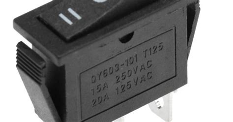 Buy QY603-101 T125 3-Way Rocker Switch (ON-OFF-ON) Panel Mount Online ...