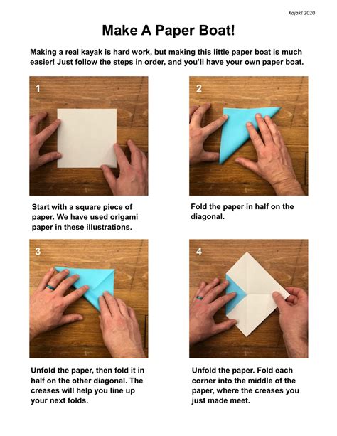 Image result for Paper Boat Tutorial