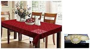 Buy Kuber Industries Dining Table Cover 6 Seater|Table Cover Cotton ...