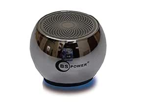 BS POWER Coin Sized Pure Metal Wireless Speaker with Shake to Change ...
