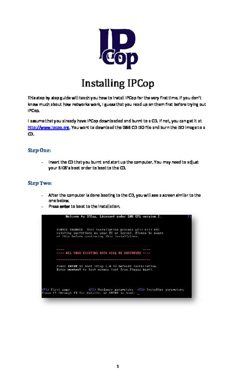 Image result for Install IPCop