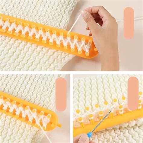 Long Knitting Board Sewing Craft Multi-Knit Loom DIY Tool Scarf Shawl ...