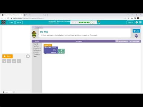 How to Do Lesson 13 On Code.org 的图像结果