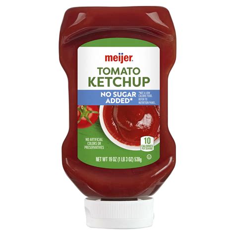 Meijer No Sugar Added Ketchup 19 oz | Shipt