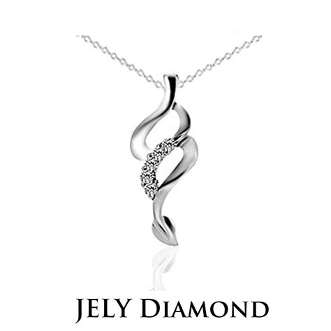 JELY 炫光耀眼 約10分天然真鑽項鍊 | 更多品牌 | Yahoo購物中心
