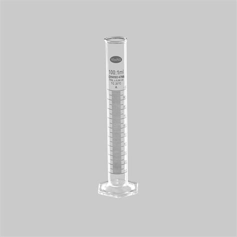100 ml Measuring Cylinders with Stopper, Class A Graduated-with ...