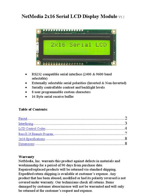 Image result for Serial LCD Signal Pin