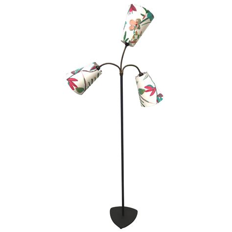 Midcentury Goose Neck Floor Lamp For Sale at 1stDibs