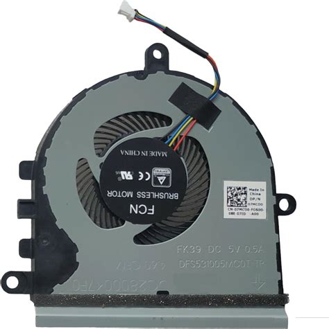 Sanj8 CPU Cooling Fan for Dell Inspiron 5570 5575 l5575 5593 3583 3584 ...