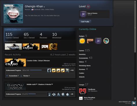 Who has the best steam profile. | Concordia Gaming