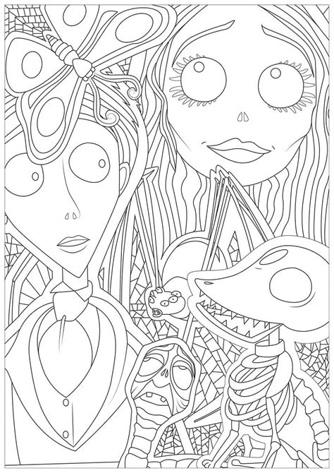 Image result for Victor Corpse Bride Coloring Sheets