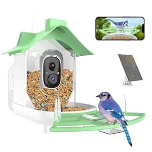 Smart Bird Feeder with Camera AI Identify Bird Species,Auto Capture ...