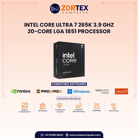 Intel Core Ultra 7 265K 3.9 GHz 20-Core LGA 1851 Processor