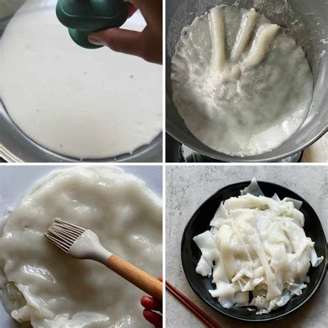 Homemade Wide Rice Noodle ( Sen Yai : Ho Fun ) - Sticky Rice Thai Kitchen