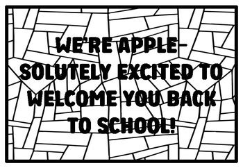 WE’RE APPLE-SOLUTELY EXCITED TO WELCOME YOU BACK TO SCHOOL! High School ...