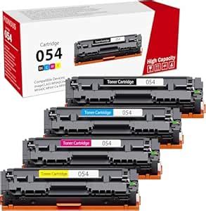 CRG-054 054 Toner Cartridges High-Yield (4-Pack, Black, Cyan, Magenta ...