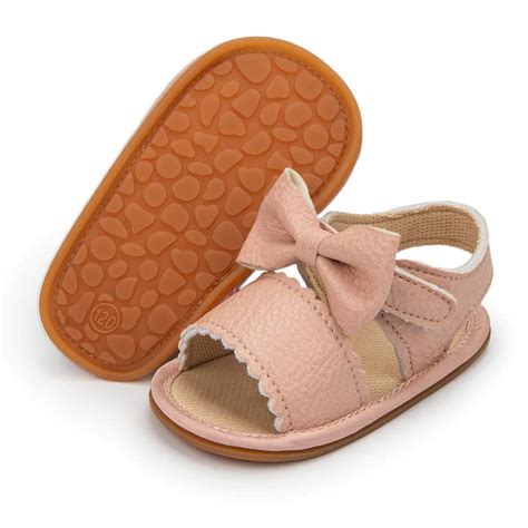 Little Charlie Hazel Soft Sole Sandals | Baby Girls Anti-Slip Sandals ...