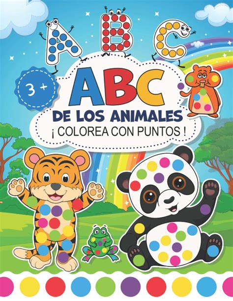 Buy ABC de los animales ¡ Colorea con puntos !: libro de actividades ...