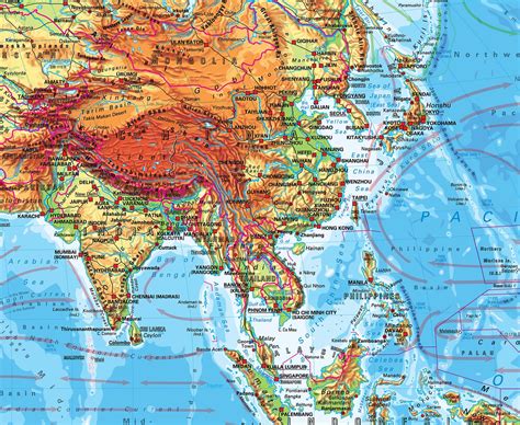 Large World Physical Map 的图像结果