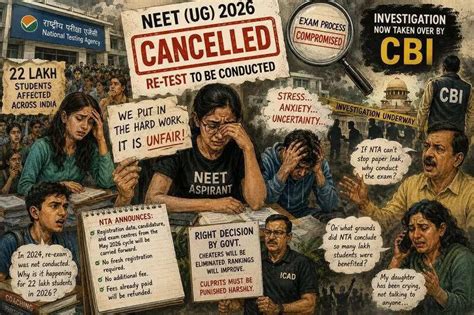 NEET-UG re-test sparks anger, grief, anxiety among Nagpur students