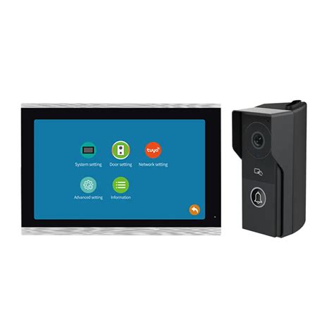SLVD-10 Tuya WiFi Video Doorbell Video Intercom Rainproof Camera Visua ...