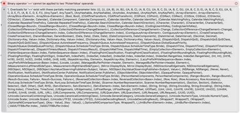 Swift Fail Compilation 的图像结果