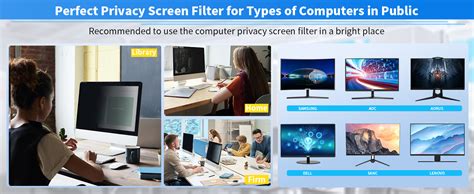 Image result for Desktop Computer Screen Privacy Cover