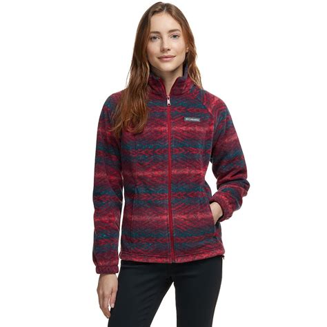 Columbia Benton Springs Print Full-Zip Fleece Jacket - Women's - Clothing