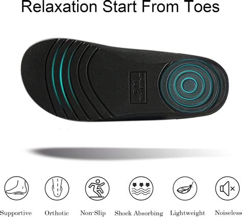 GRITHEIM Women's Orthotic Arch Support Slippers for Plantar Fasciitis ...