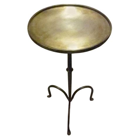 Time Rusty Small White Cocktail Table For Sale at 1stDibs