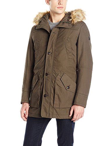 Buy BOSS Orange Men's Othello Parka, Green, 42 at Amazon.in