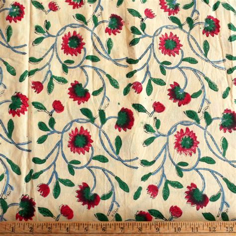 Block Print Fabric by the Yard – Townsends