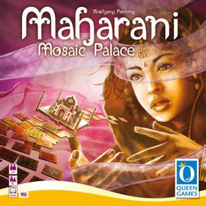 Queen Games Maharani Mosaic Place Party & Fun Board Game - Maharani ...