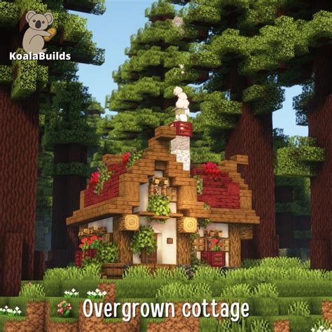 Image result for Forest Cottage Minecraft Tutorial