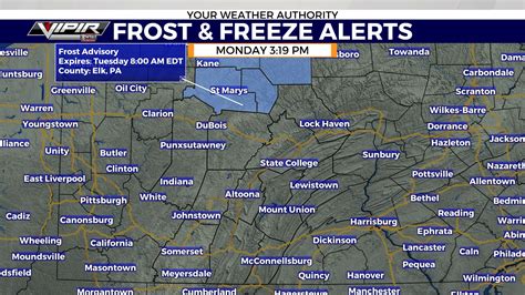 Frost Advisory has been... - WTAJ Your Weather Authority | Facebook