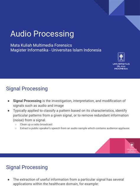 Image result for Audio Signal Processing