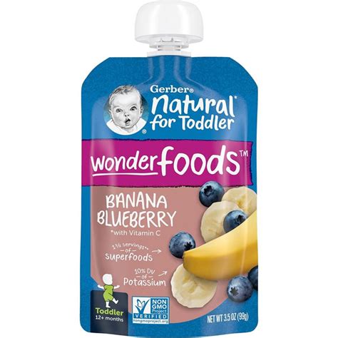 Gerber Snacks For Toddler, Banana Blueberry - 99g – KidsCity.in
