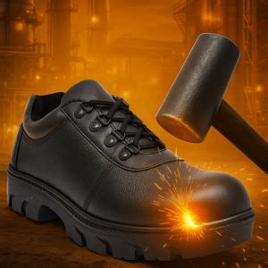 Cloudland™ Light Weight Leather Safety Shoes For Man | Steel Toe, Anti ...