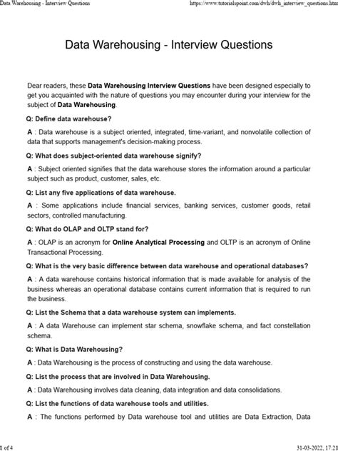 Image result for Data Warehouse Interview Questions Answers